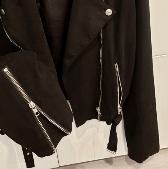 PRIV suede motorcycle jacket oversized - Picture 2 of 4